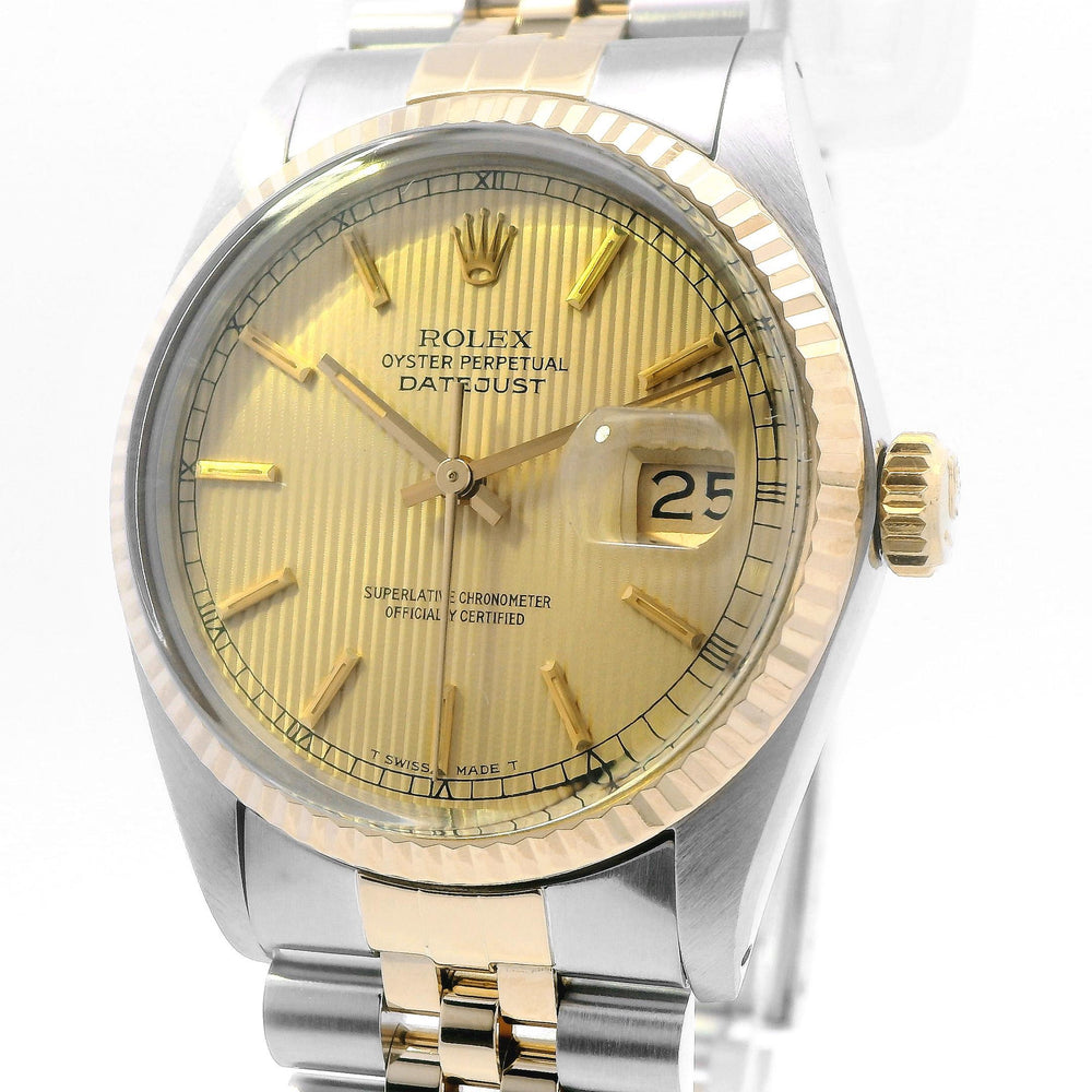 Rolex Datejust 18k YG/SS 36mm 16013