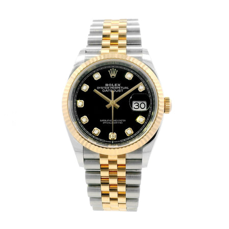 Rolex Datejust 36mm Black Diamond Dial 126233