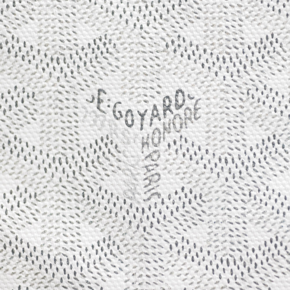 Goyard White Shopping Tote