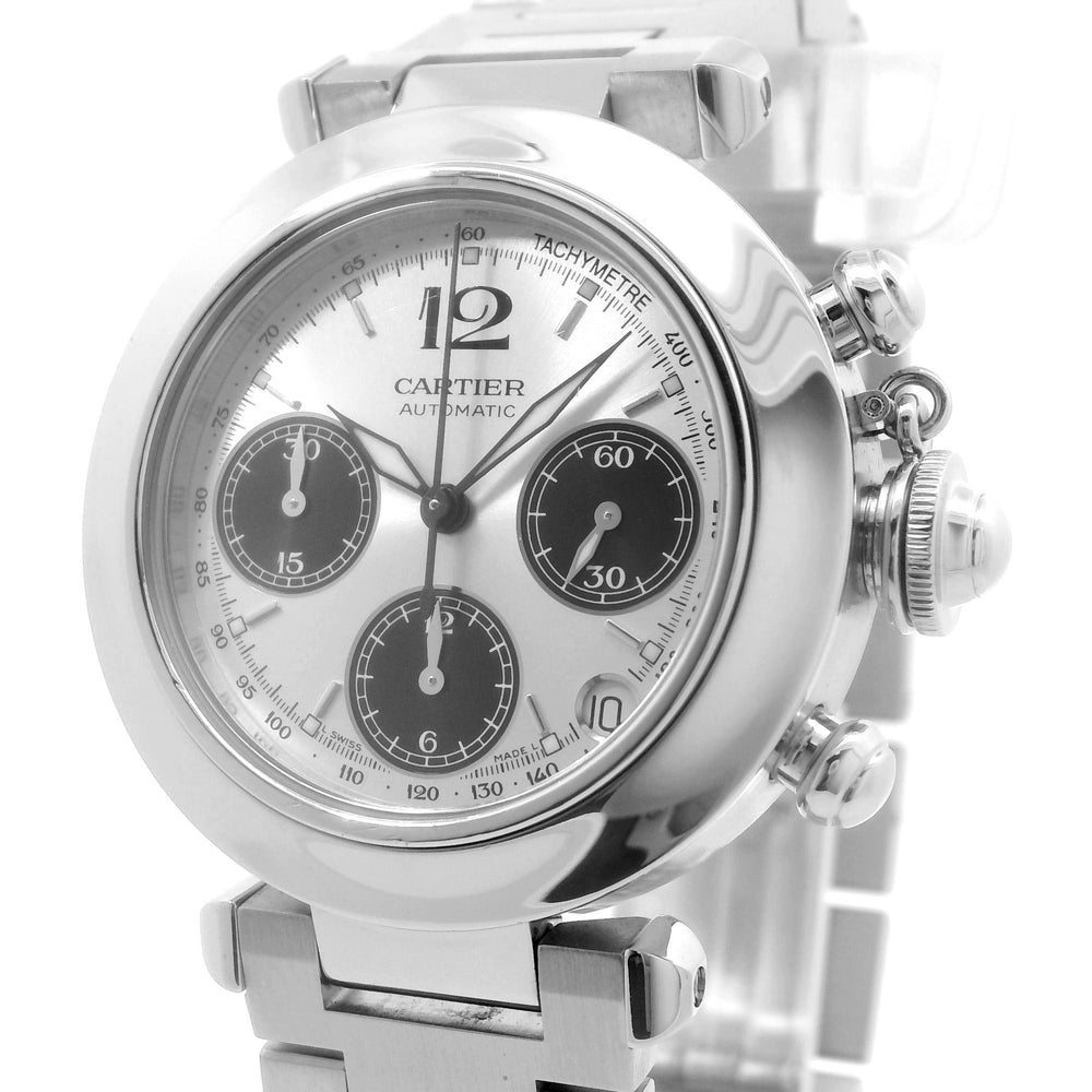 Cartier Chronograph Pasha de Cartier Watch W31048M7 35mm
