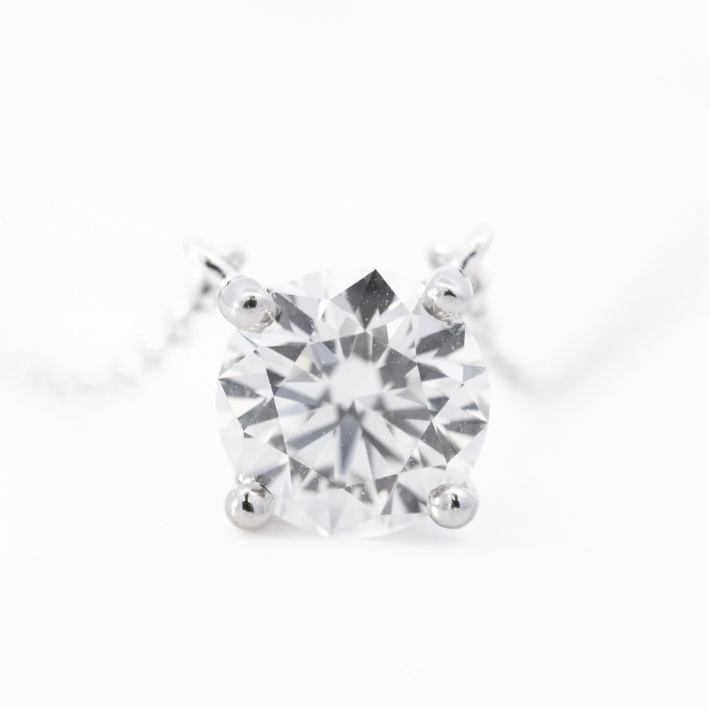 Tiffany 1ct Diamond Pendant Necklace