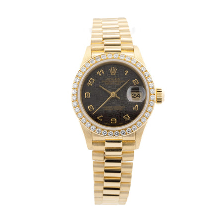 Rolex Datejust 18k YG Jubilee Dial 69138