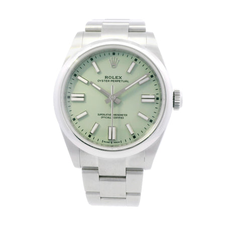 Rolex OP 41mm Pistachio SS 134300