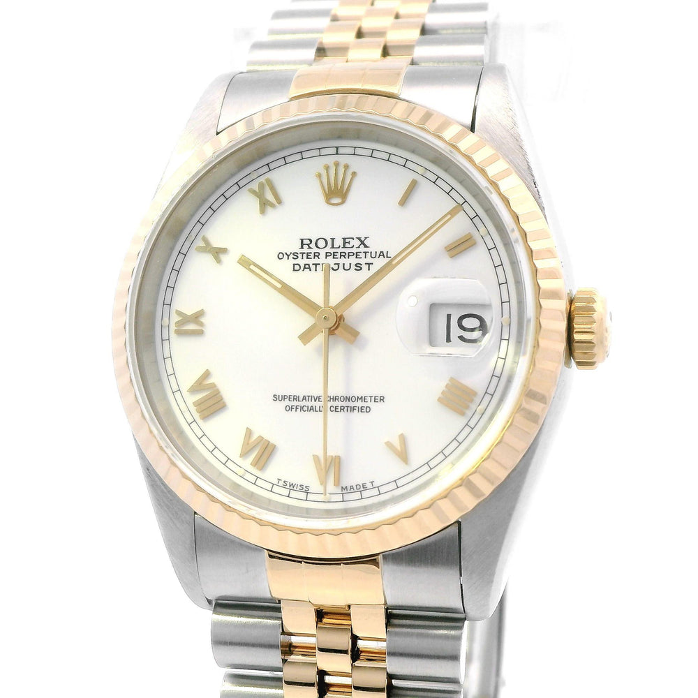 Rolex 36mm Datejust SS/YG 16233