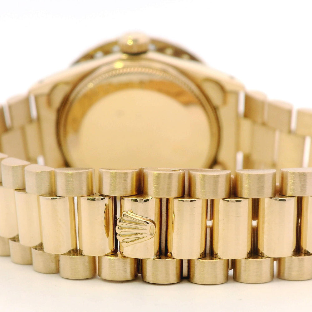 Rolex 31mm Datejust 18ky Diamond Bezel 6827