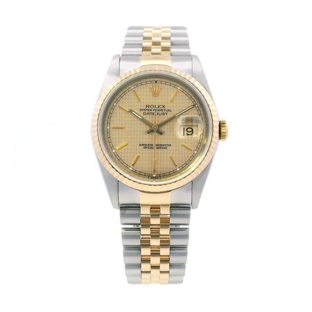Rolex Datejust 36mm Houndstooth Dial 16233