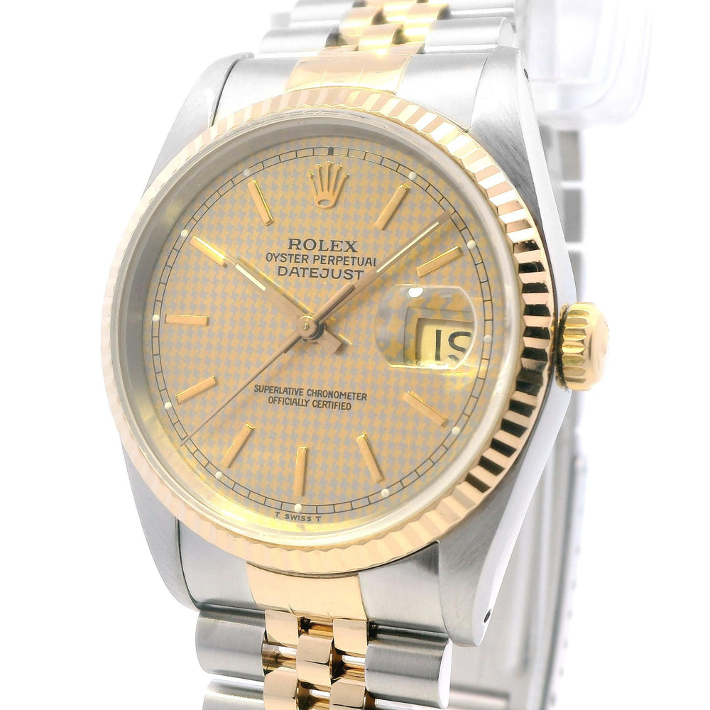 Rolex Datejust 36mm Houndstooth Dial 16233