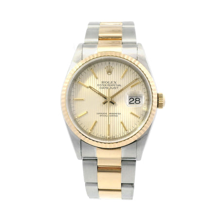 Rolex 36mm Datejust SS/YG 16233