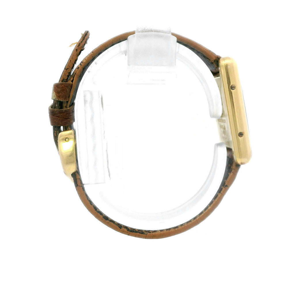 Cartier Tank Vermeil Yellow Gold on Custom Band