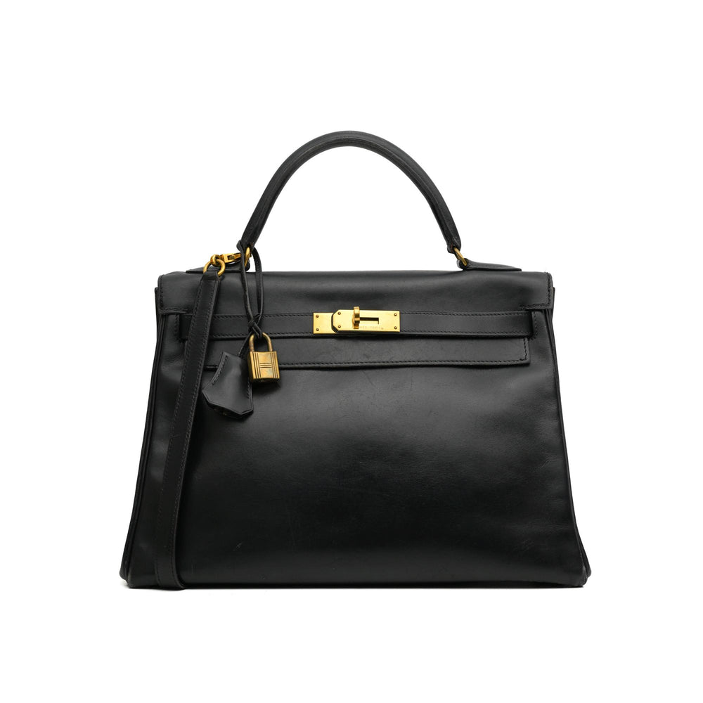 Hermes Vintage Black Kelly 32 (1959)