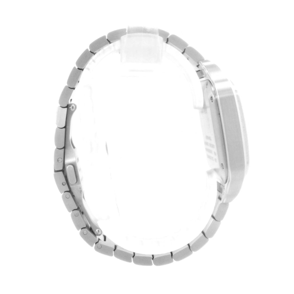 Cartier Santos SS Large w/Diamonds 4075