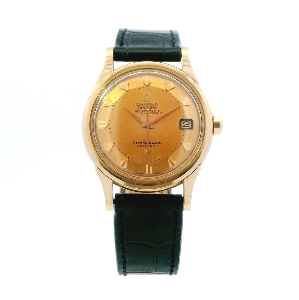 Omega Constellation Calendar 18k YG 2943/2954 SC