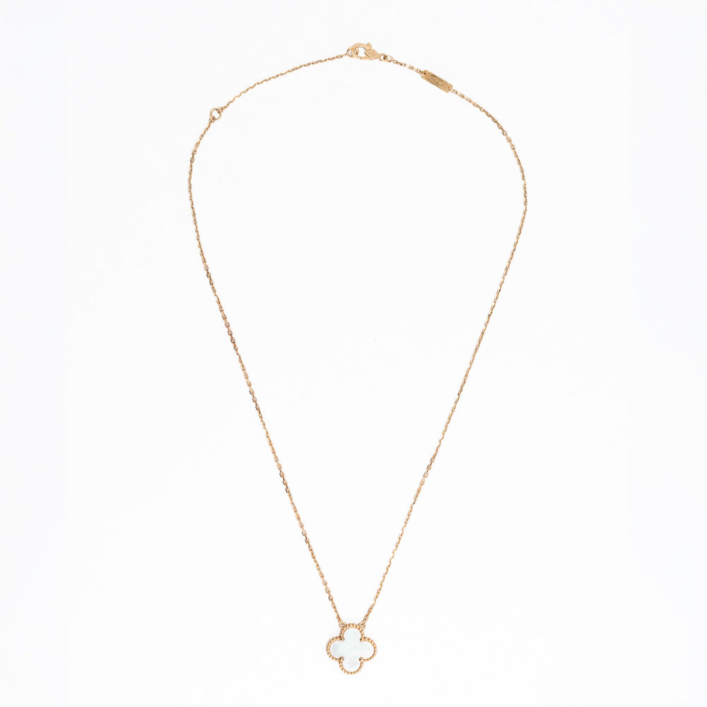 Van Cleef & Arpels MOP Motif Necklace