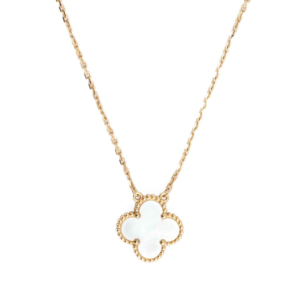 Van Cleef & Arpels MOP Motif Necklace