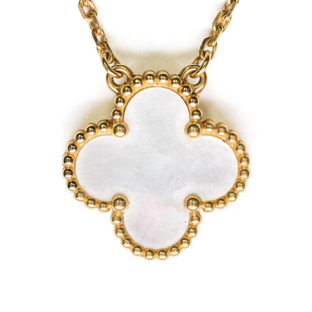 Van Cleef & Arpels MOP Motif Necklace