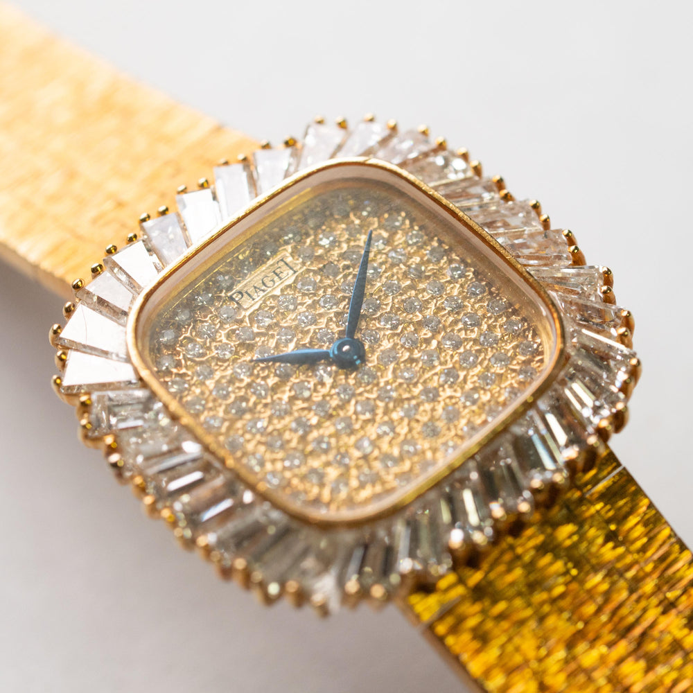 Piaget Diamond Ladies Vintage 18ky Mesh band