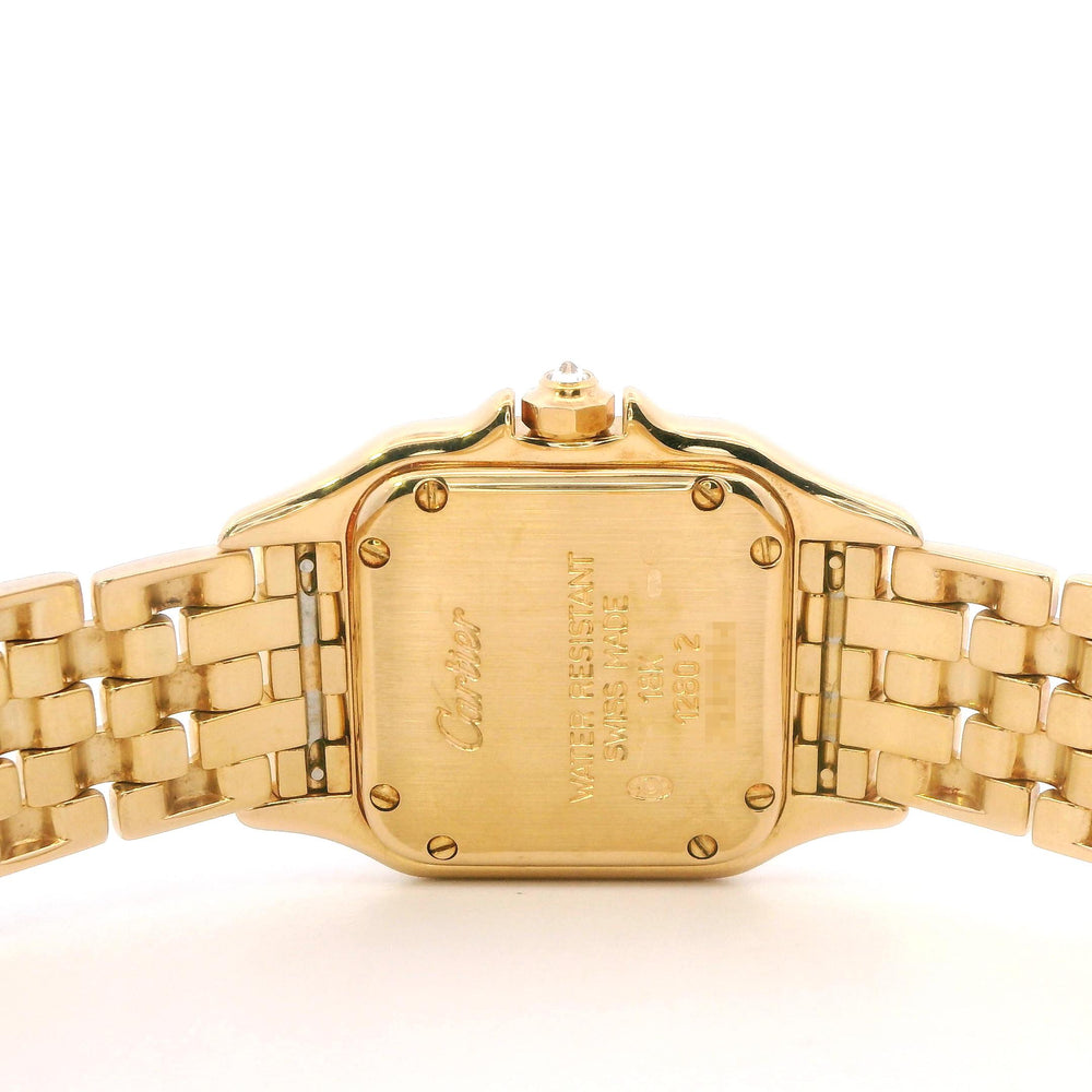 Cartier Panthere Double Diamond Halo & Diamond Dial 1280-2
