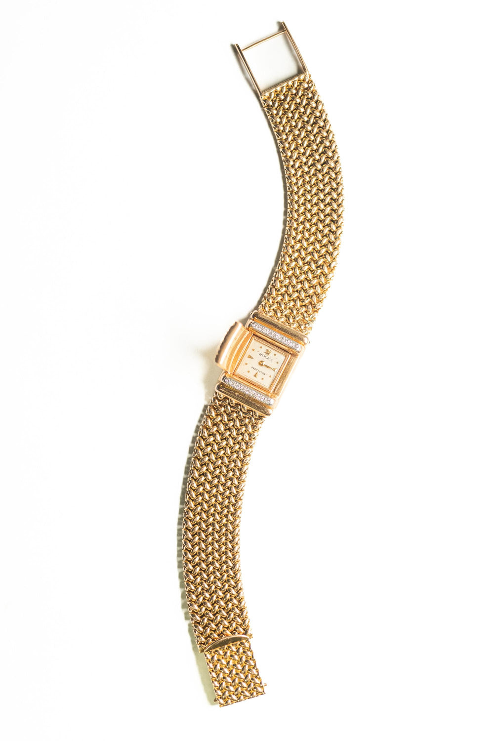 Ladies Rolex Dress Watch Mesh bracelet 18ky