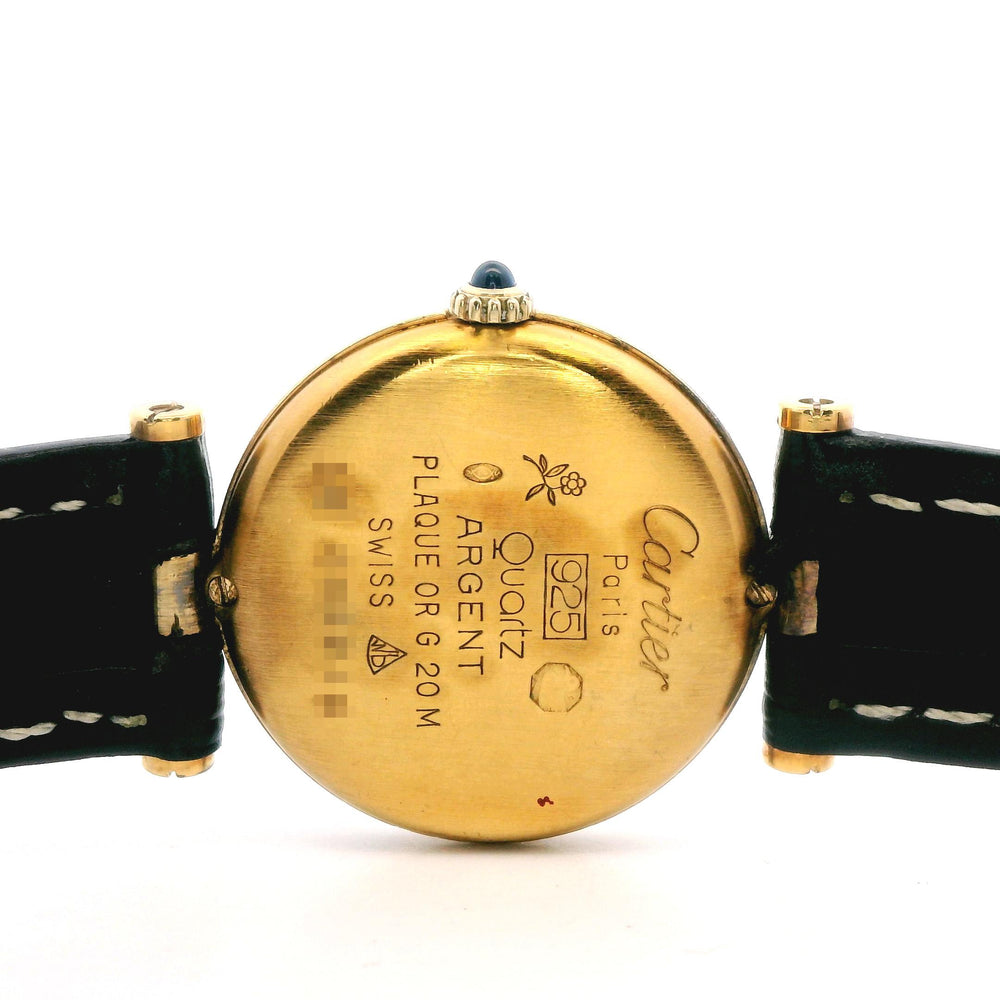Cartier Vermeil Must de Cartier Vendome Cracked Dial