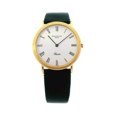 Patek Philippe Calatrava 18ky Quartz 33mm 3744