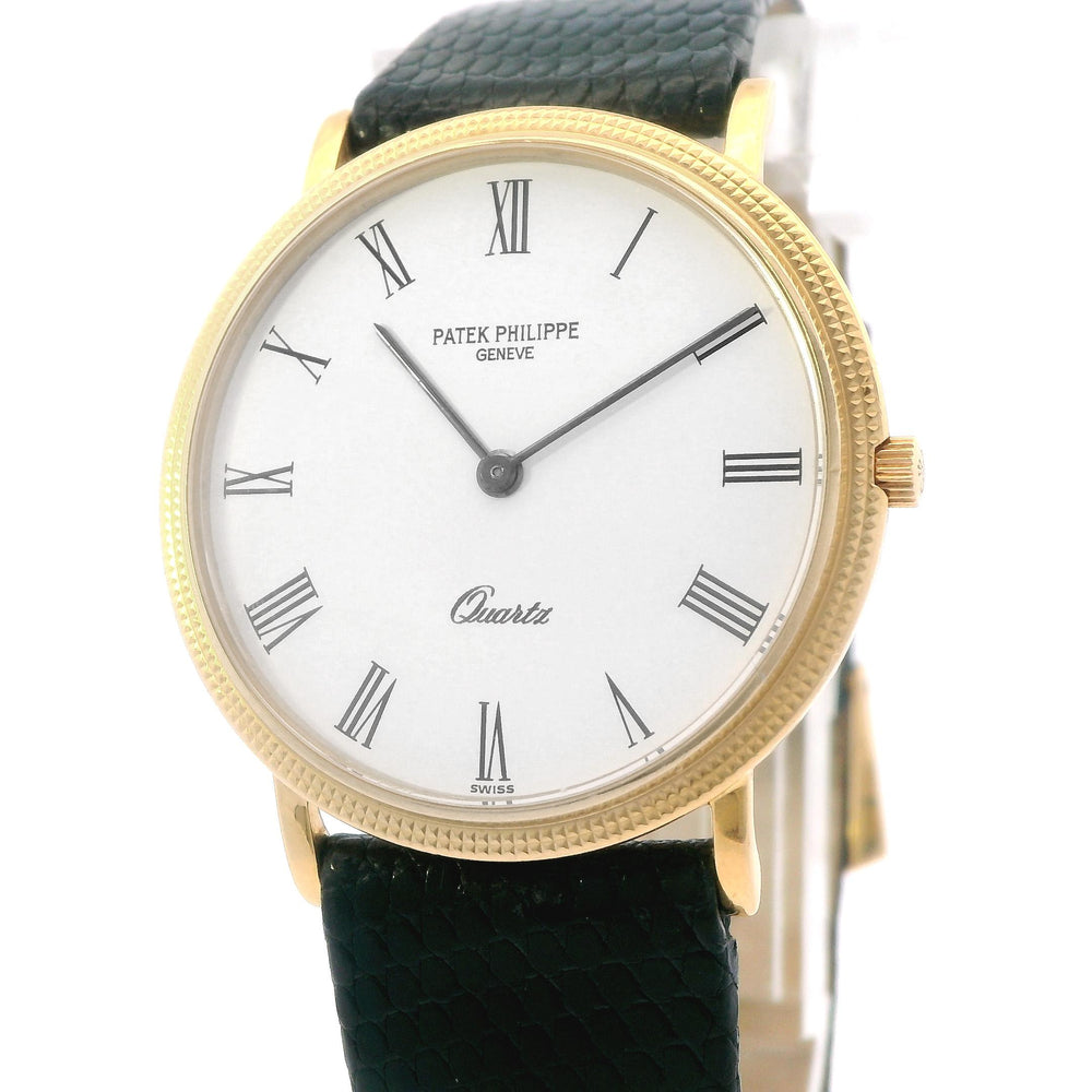 Patek Philippe Calatrava 18ky Quartz 33mm 3744
