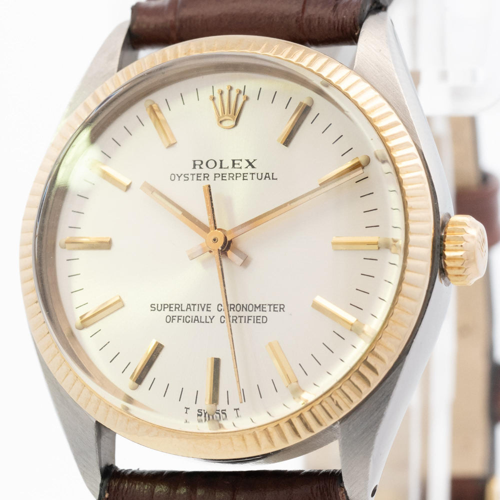 Rolex OP 34mm SS/YG 1005 Custom Band