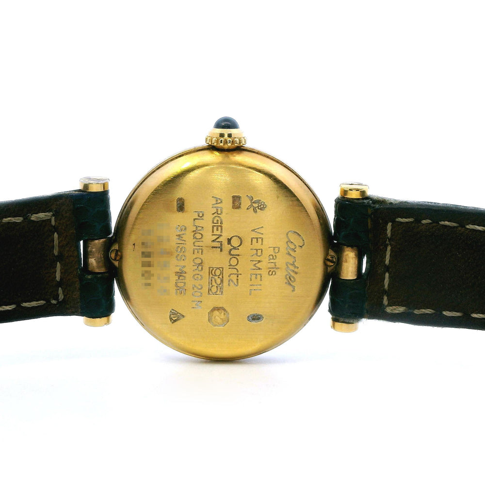 Cartier Vendome Quartz Vermeil Trinity Dial