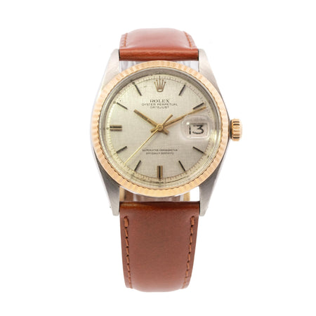 Rolex Datejust 36mm Linen Dial SS/YG 1601