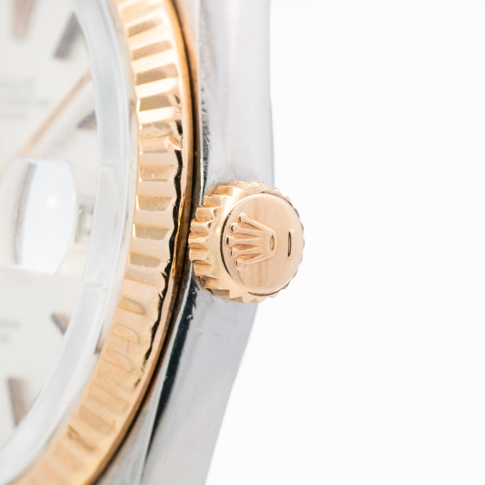 Rolex Datejust 36mm Linen Dial SS/YG 1601