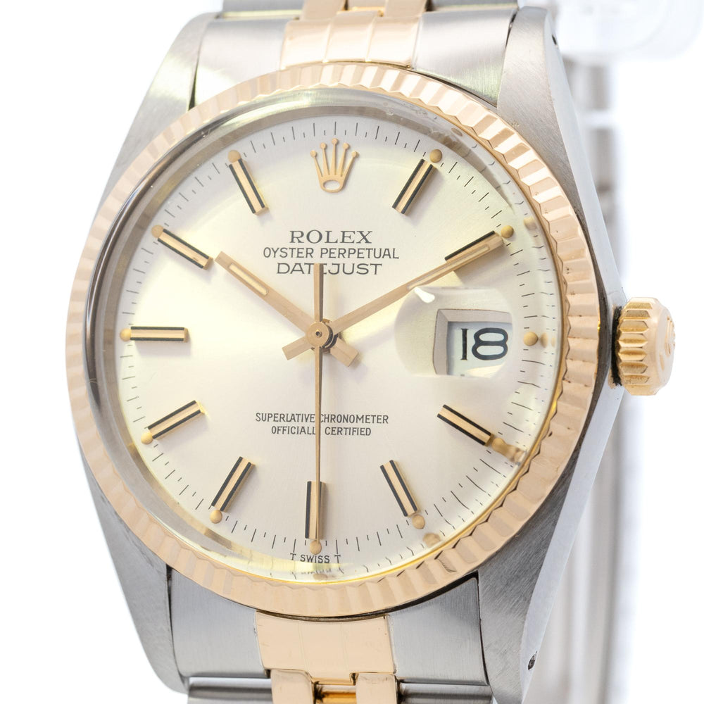 Rolex Datejust 16013 SS/YG 36mm pap