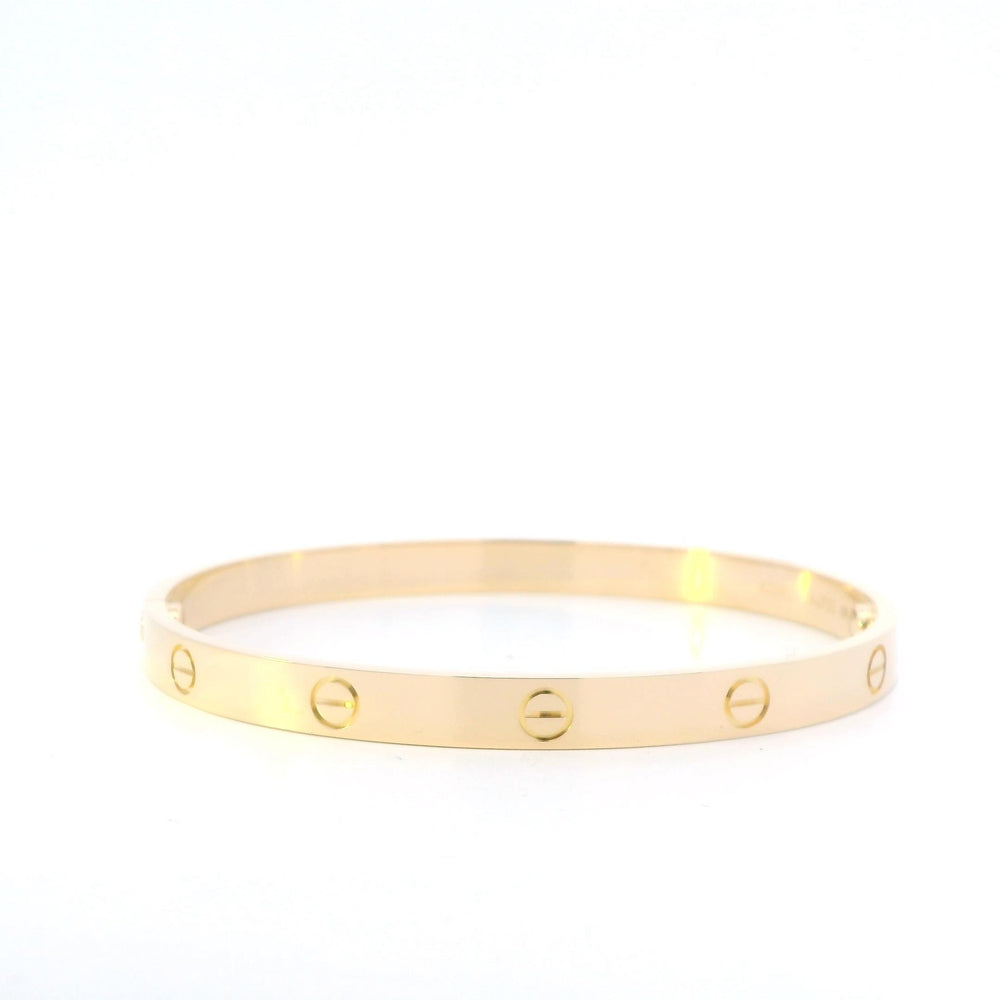 Cartier Love Bracelet 18k YG Sz 20