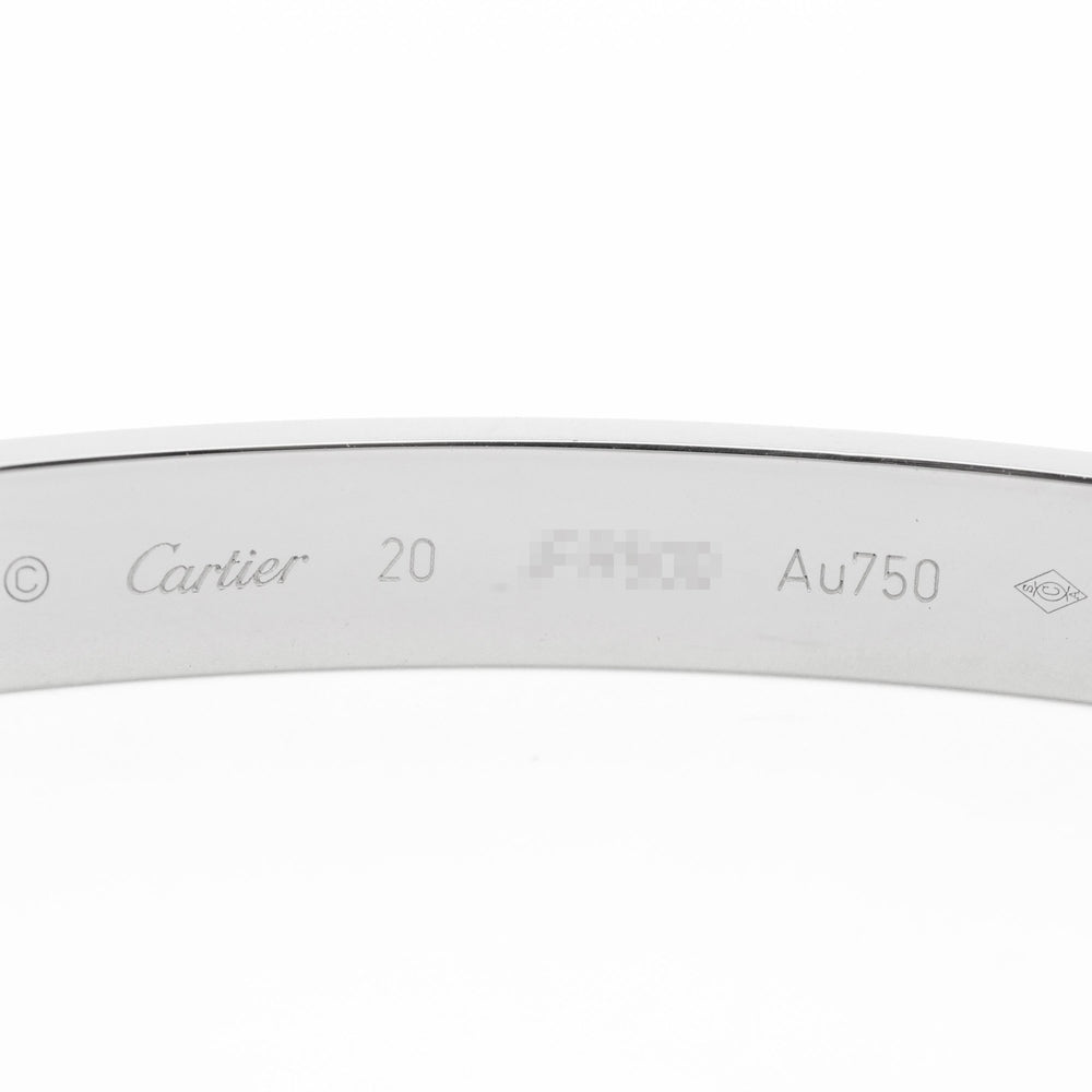 Cartier Love Bracelet WG Size 20