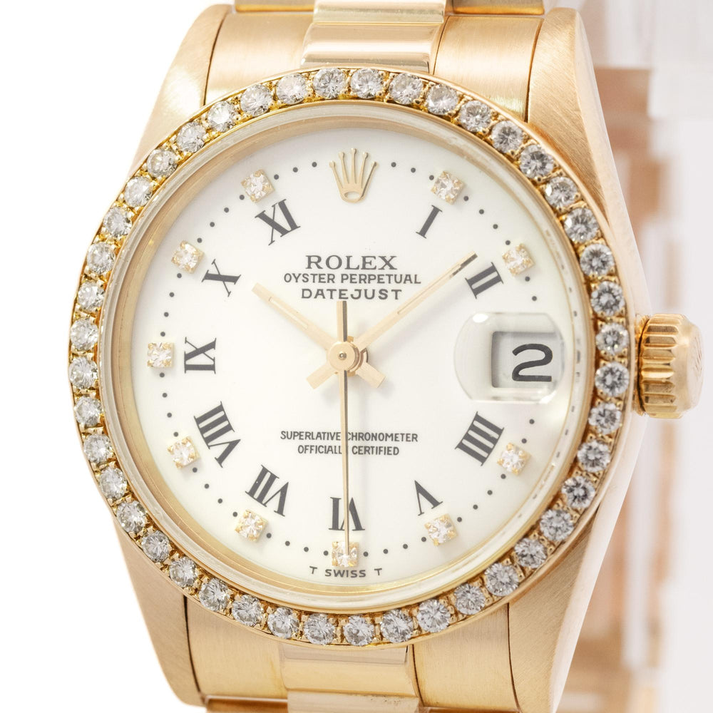 Rolex Datejust 68278 18k YG 31mm