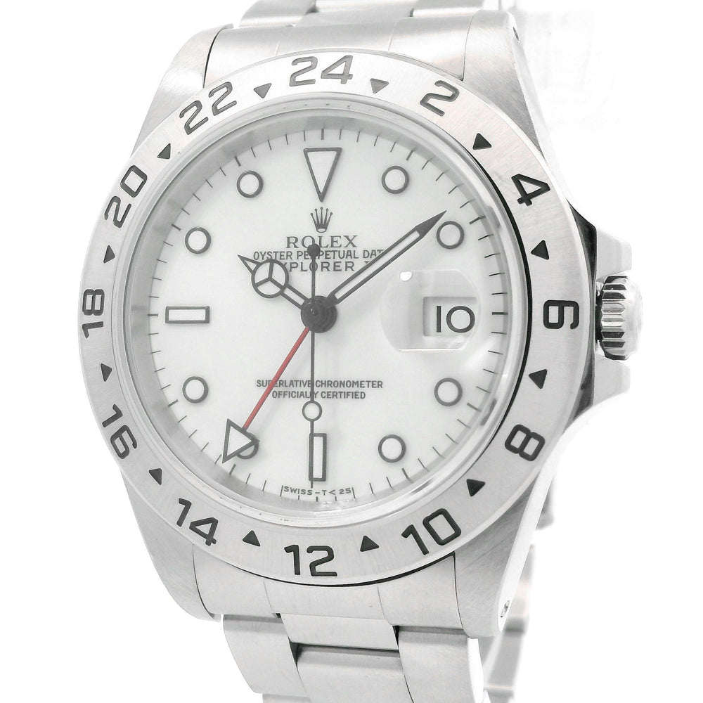 Rolex Explorer II 16570 SS 40mm pap