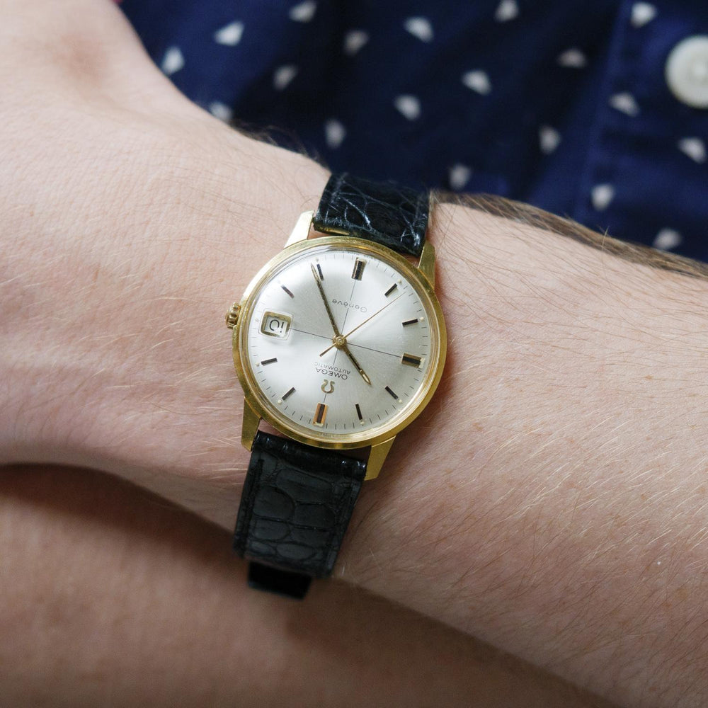 Omega Seamaster 34mm 18k YG 166.001