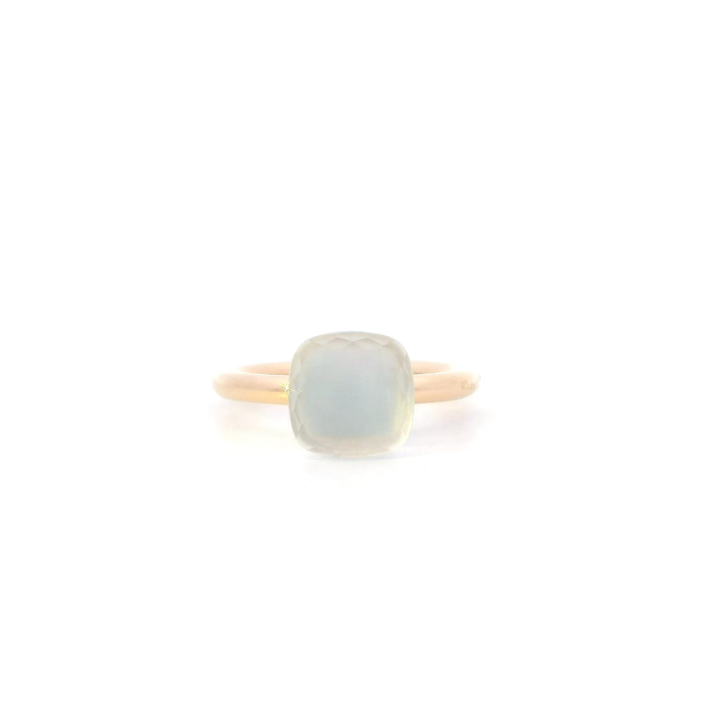 Pomellato Nudo Gele Ring, Signature White Topaz & MOP in 18k