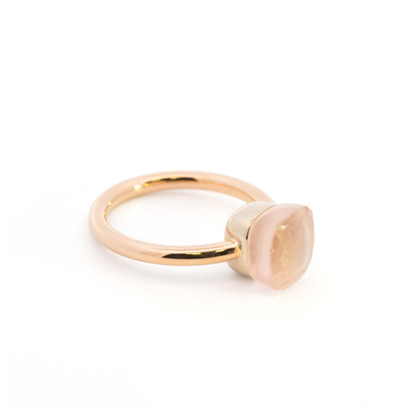 Pomellato Nudo Gere, Signature Rose Quartz Stone in 18k RG