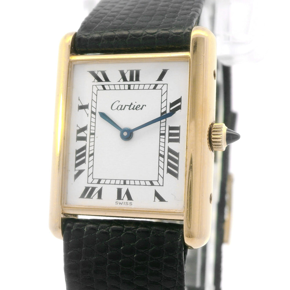 Cartier Tank Vermeil 24mm YG G20M Factory Dial