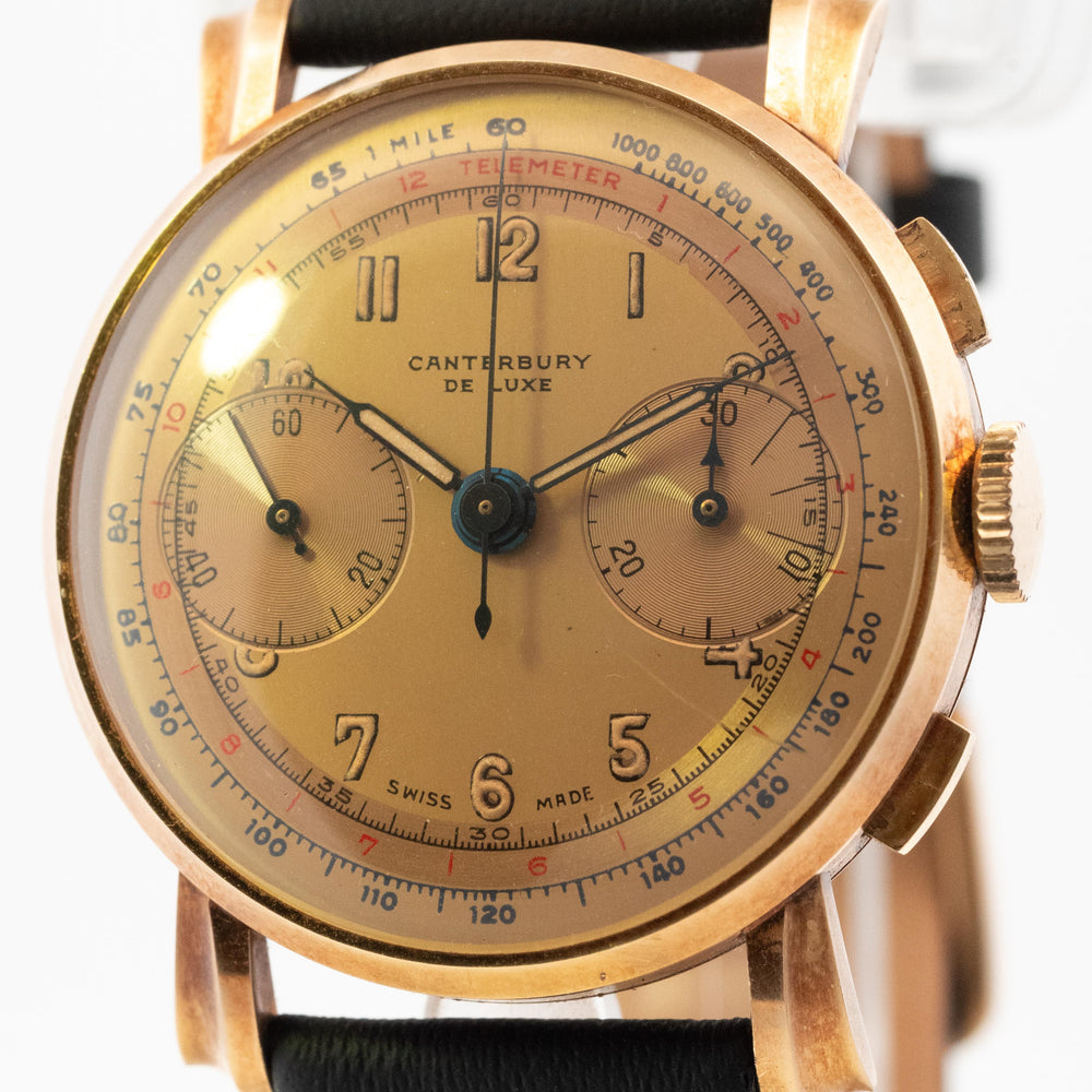 H. Fried & Co Canterbury De luxe Chronograph 14ky 13129