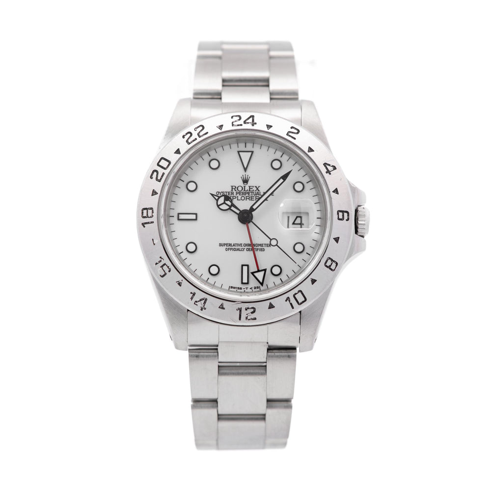 Rolex Explorer II 40mm SS 16570 papers