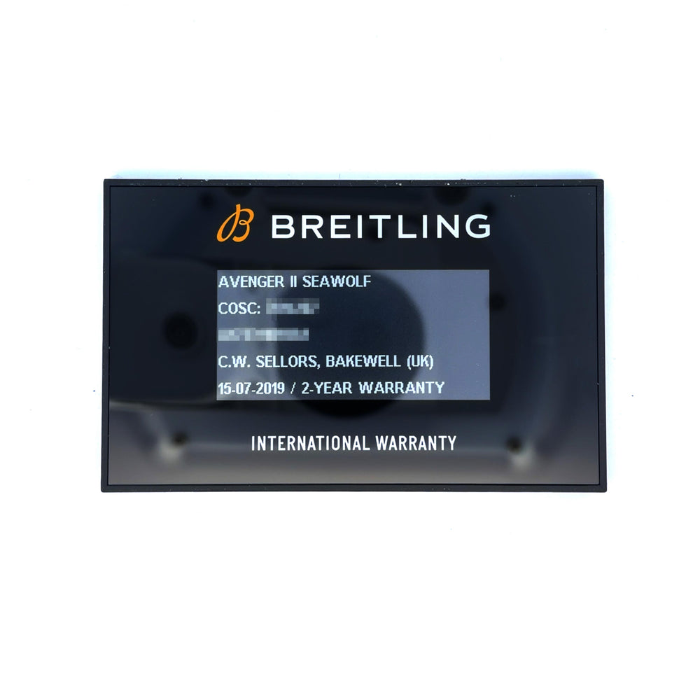 Breitling Avenger II Seawolf 45mm SS A17331