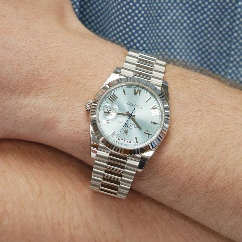 Rolex Day Date 40mm Plat 228236 B&P
