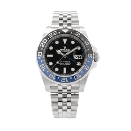 Rolex GMT Master II Batgirl SS 126710BLNR B&P