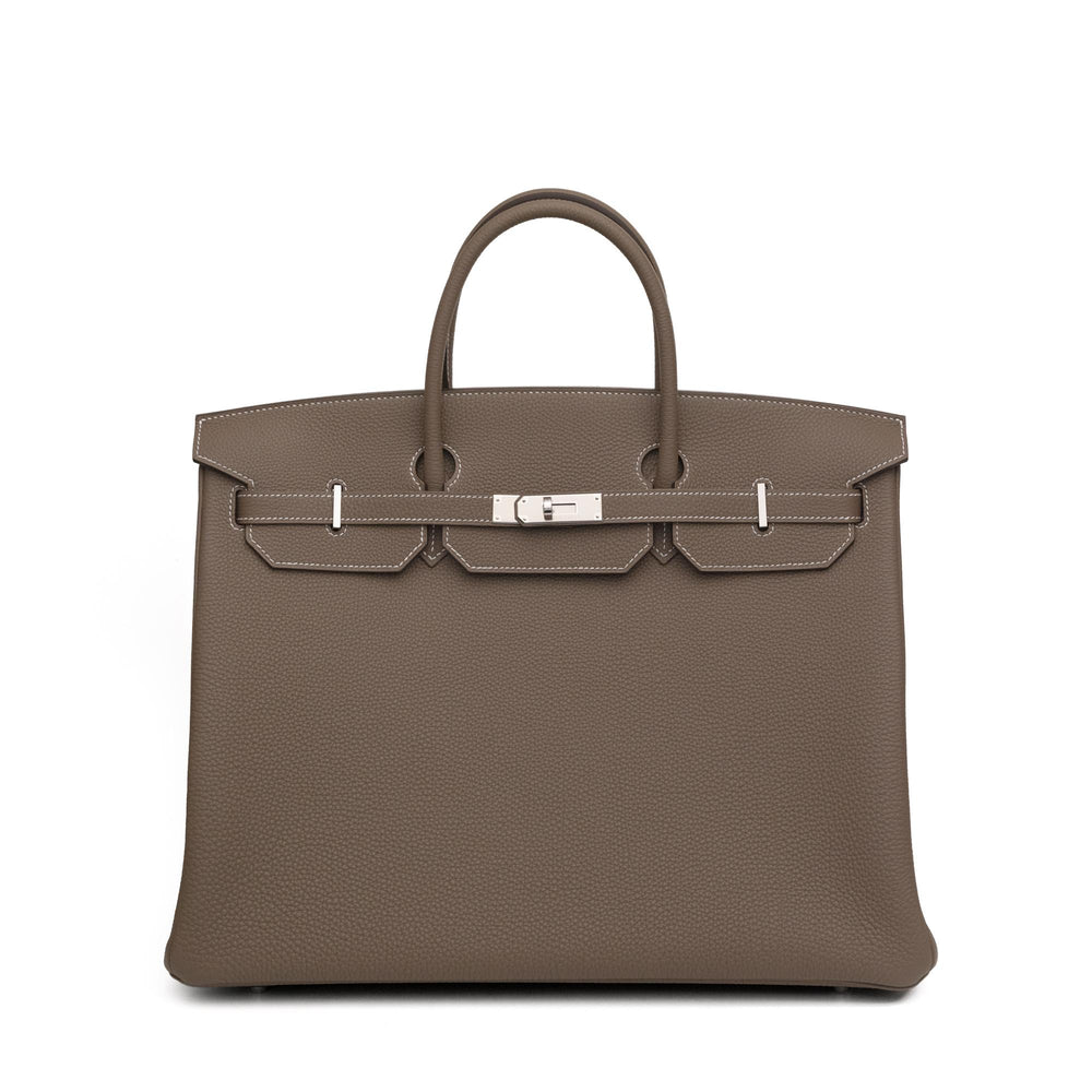 Hermes 40cm Birkin 2026 Etaupe with Palladium Hardware