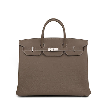 Hermes 40cm Birkin 2026 Etaupe with Palladium Hardware