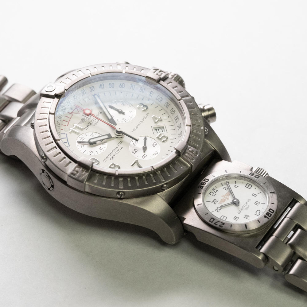 Breitling Chrono Avenger M1 44mm Titanium with UTC Module RARE