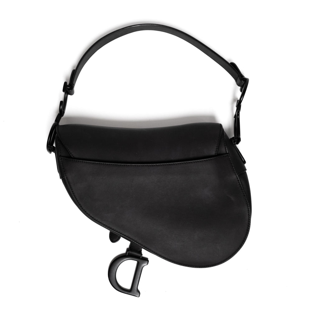 Christian Dior Saddle Bag Matte Black