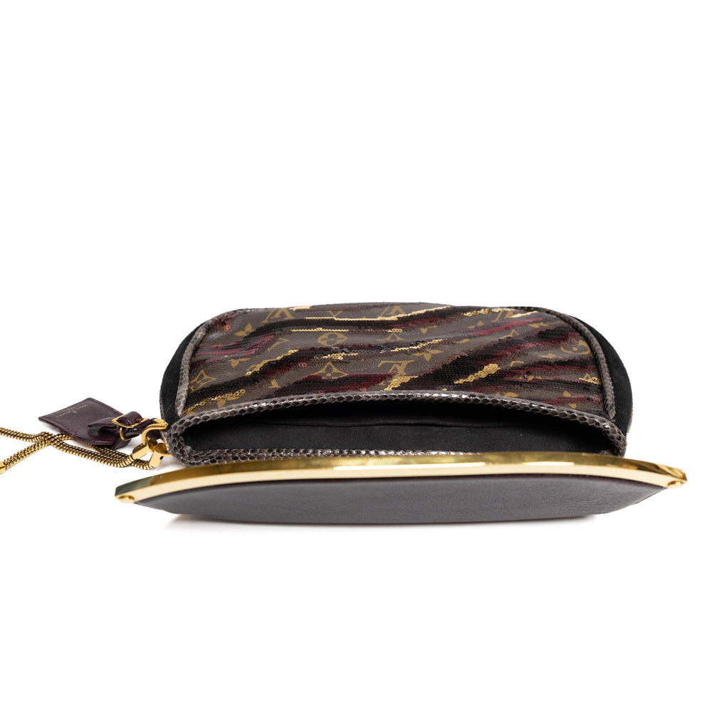 LV Monogram Savage Tiger Clutch 2011