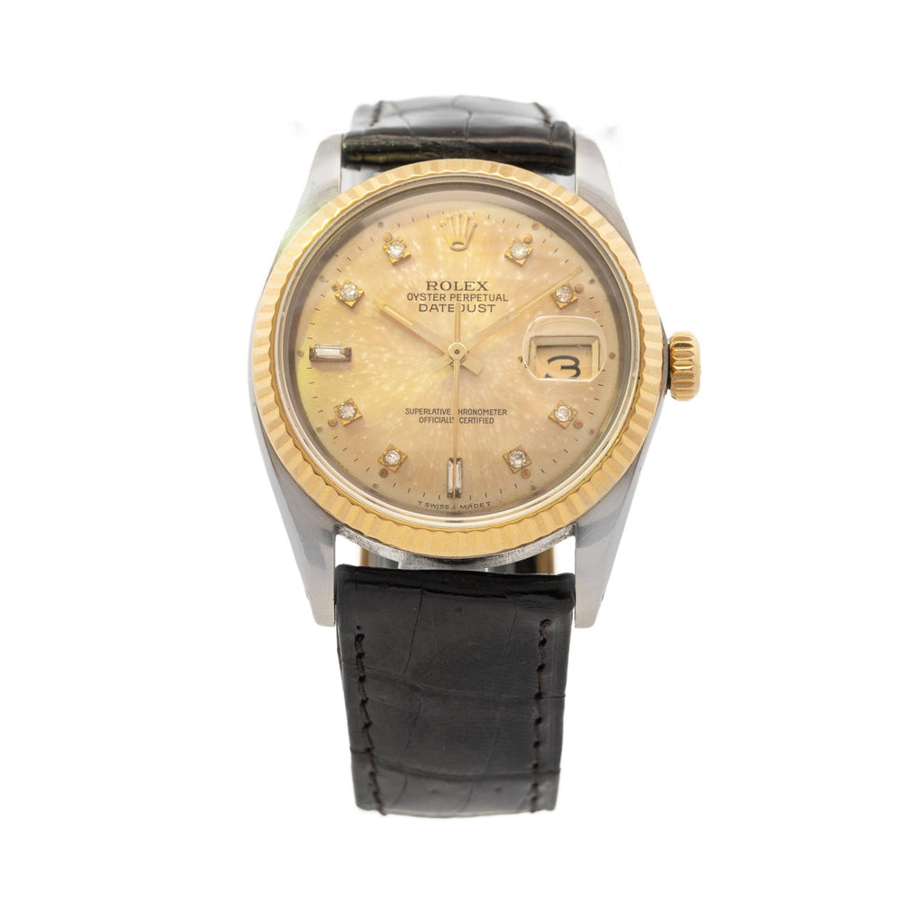 Rolex 36mm Datejust SS/YG 16013