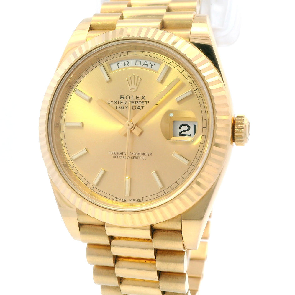 Rolex Day-Date 40mm 18ky 228238 card